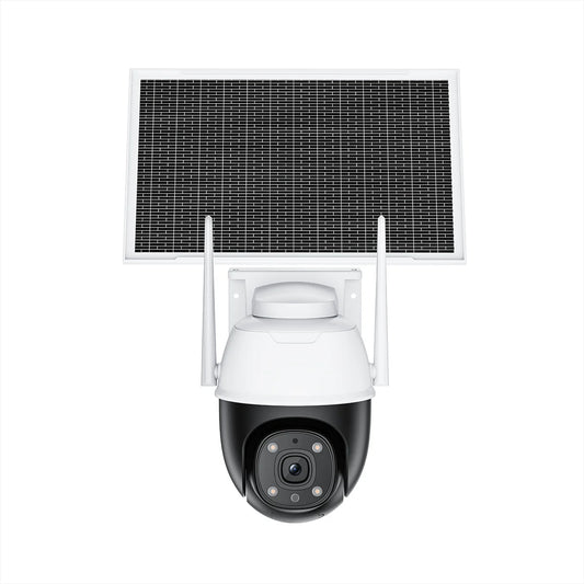 HD Single 4G Solar Security Camera PTZ 24Hr Recording AOV.