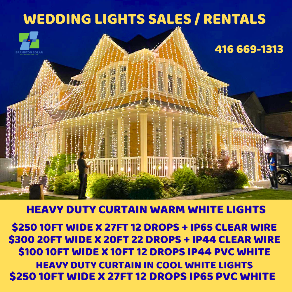 Wedding - Restaurant - Diwali - LED Curtain Lights.