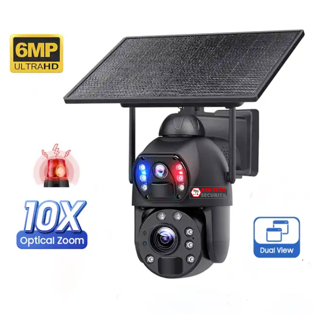 New 10X Optical Zoom 4G Camera IP66 Metal 10W Solar Panel
