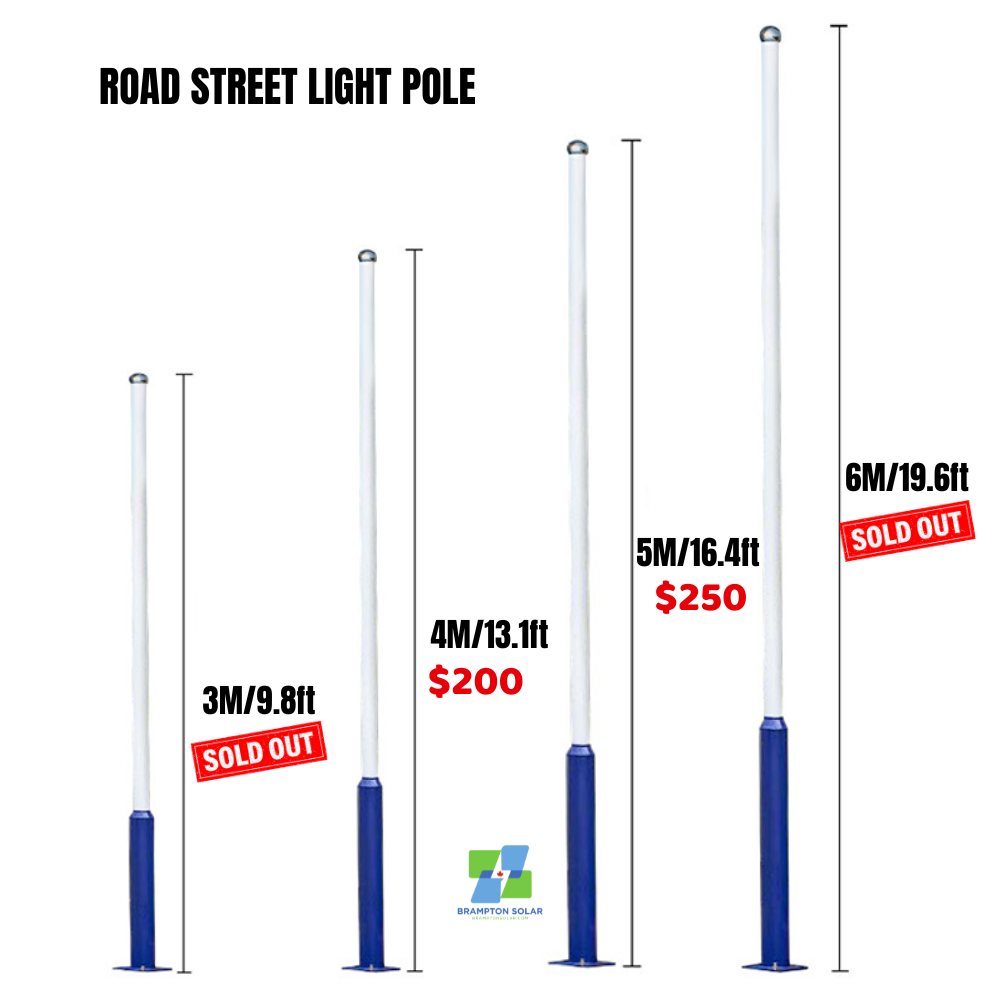 Steel Lamp Post Light Pole. Pickup In-Store Only.