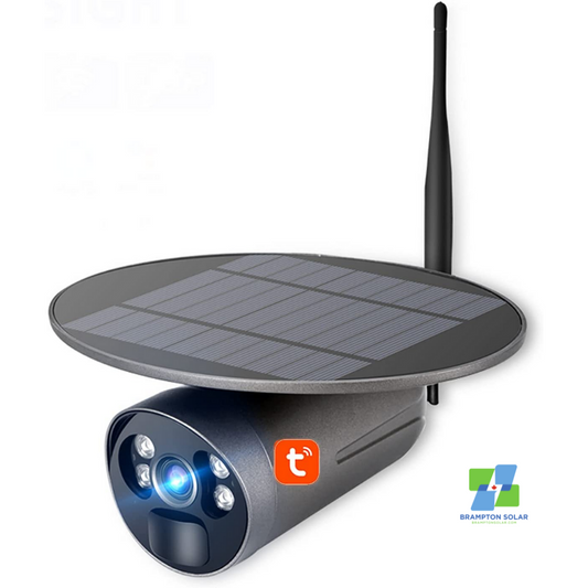 Tuya Smart Life WiFi Solar Rechargeable Battery 3MP Surveillance Camera.