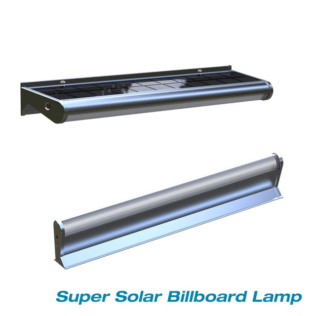 Integrated Aluminum 10/20w Solar Billboard Led Light. 1000/2000 Lumens.