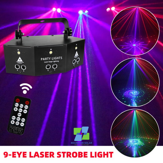 Professional New Nine Eye Strobe Light.