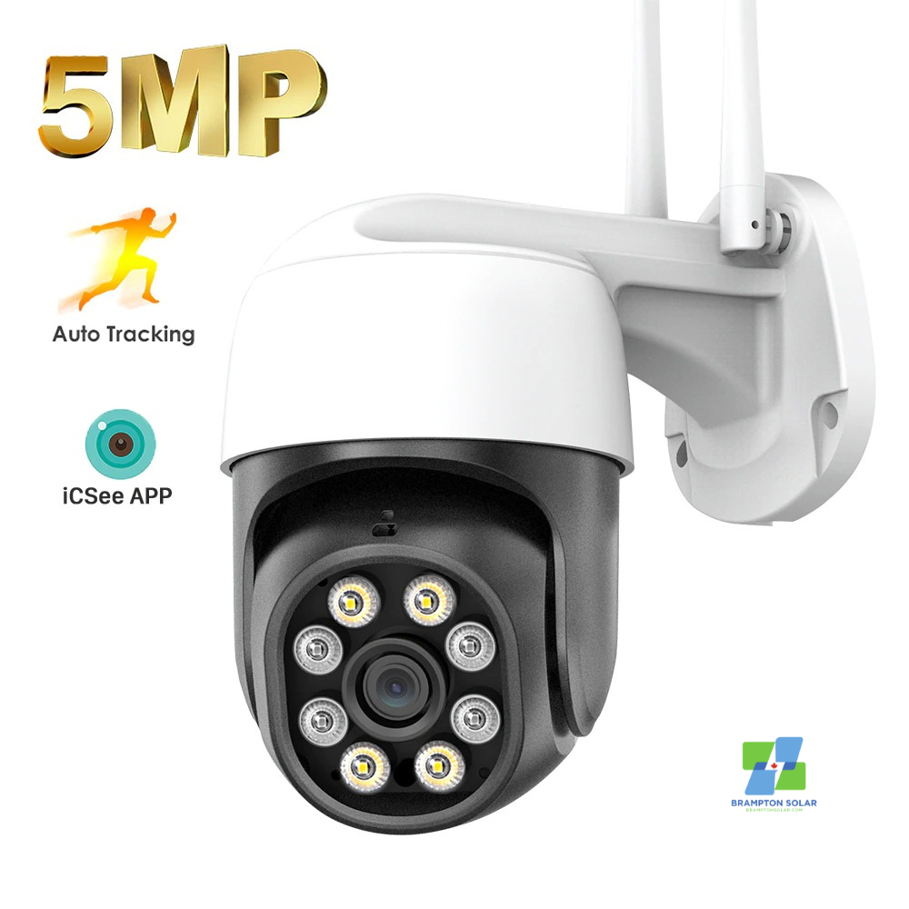 Outdoor PTZ Wifi IP 1080P Auto Tracking Security Camera.