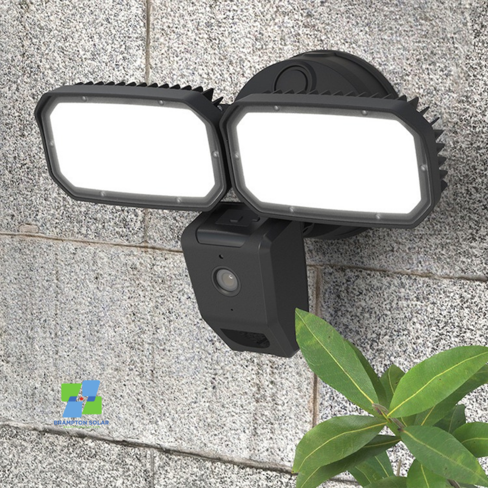 Floodlight Camera For Home Garden Built-In Wireless 1080p HD Security ...