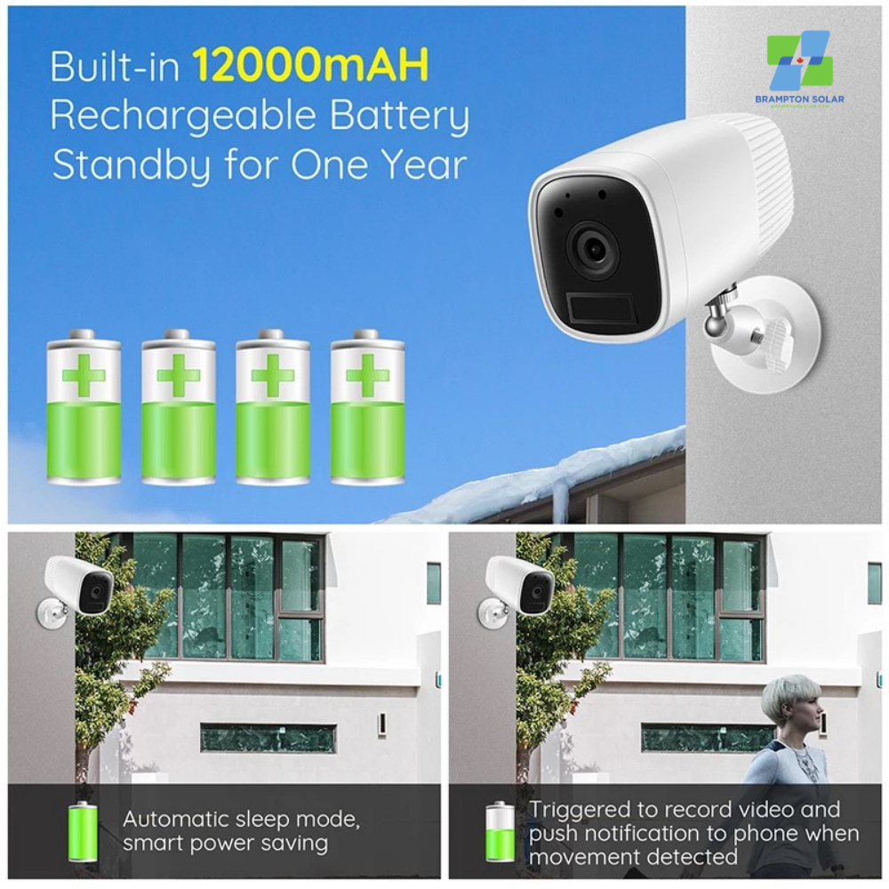 Wireless Security PIR Motion Detection Bullet Surveillance CCTV