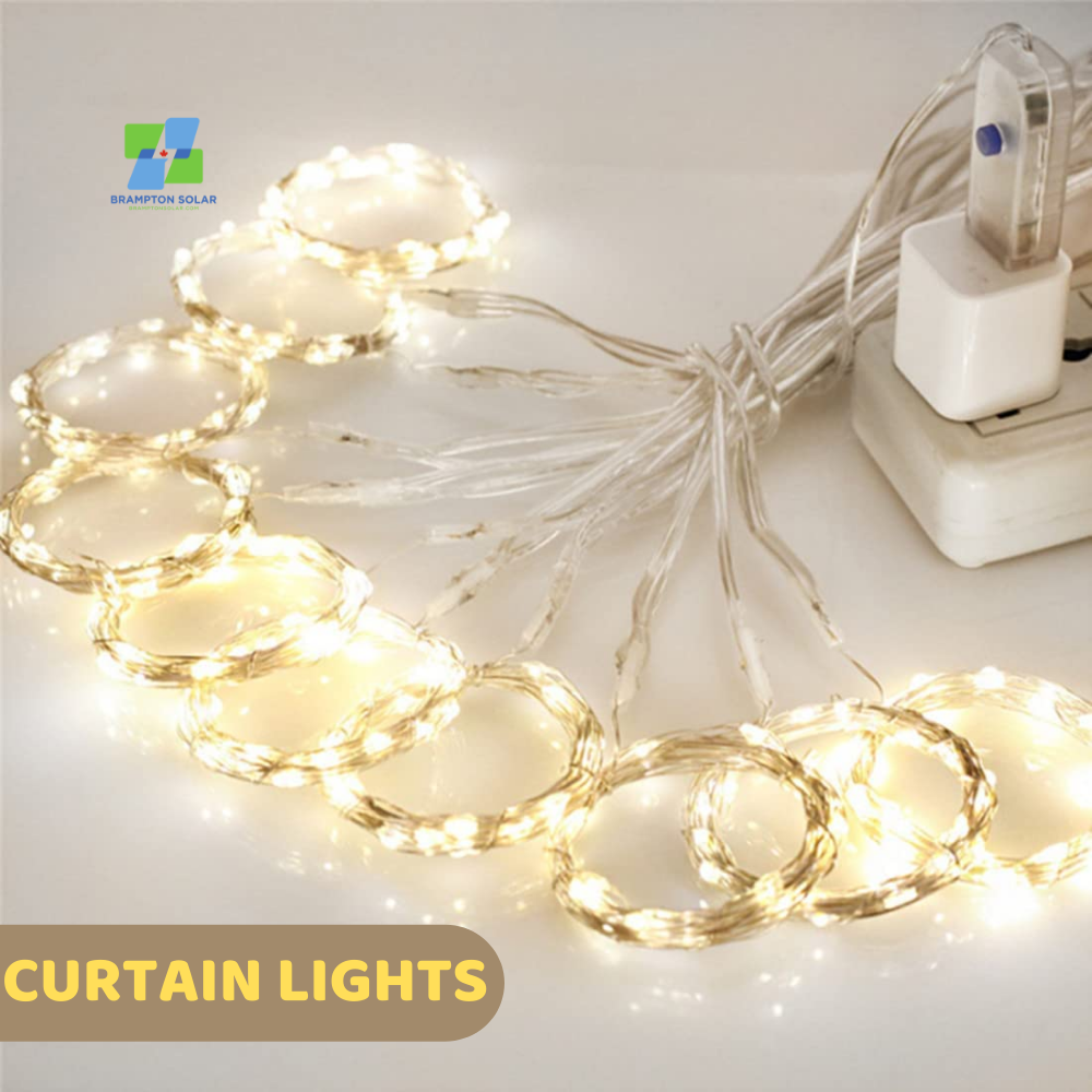 USB 10 String 3x3 Meter Fairy Garland Curtain LED Light.