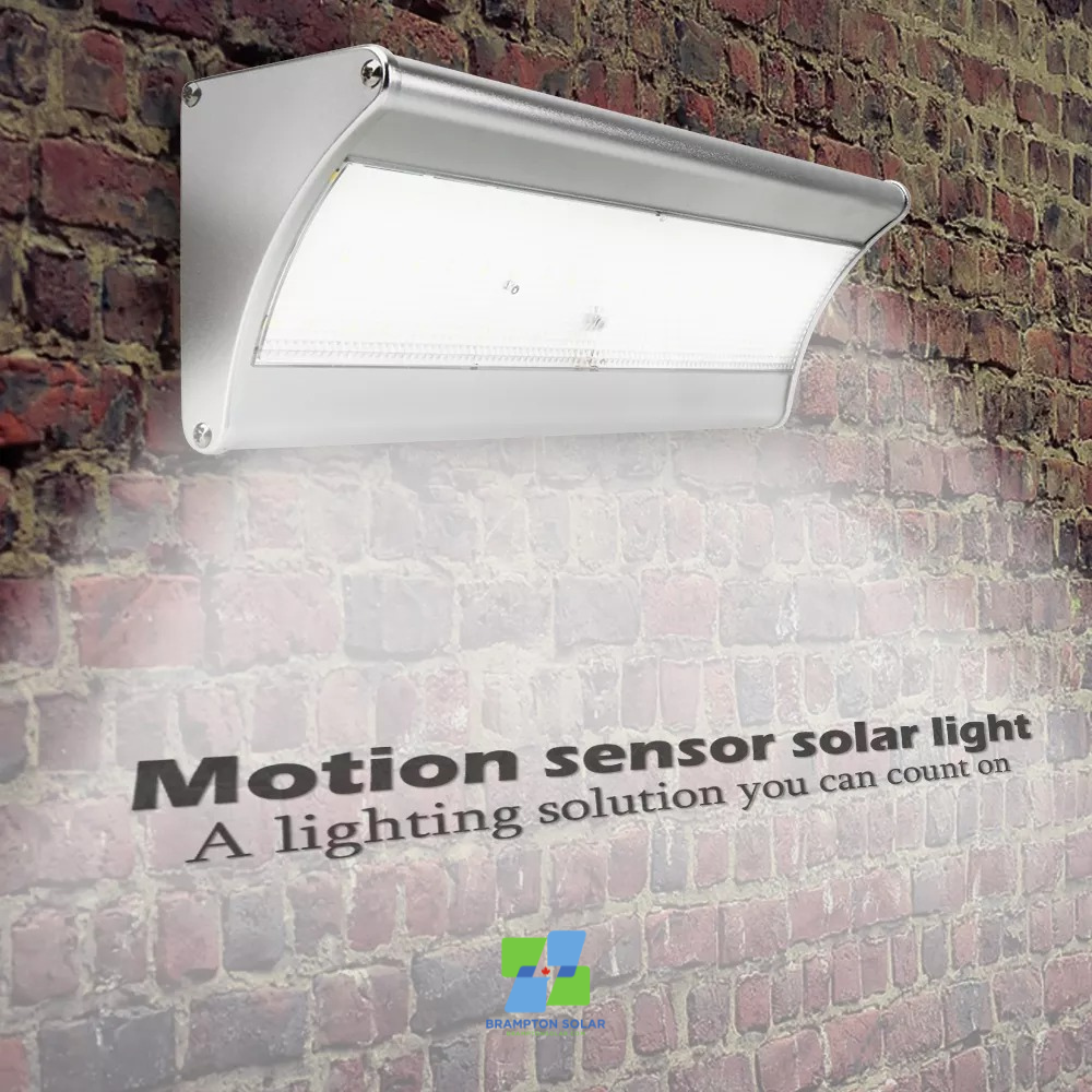 SUPER Bright Outdoor Aluminum Motion Sensor Solar LED Light.