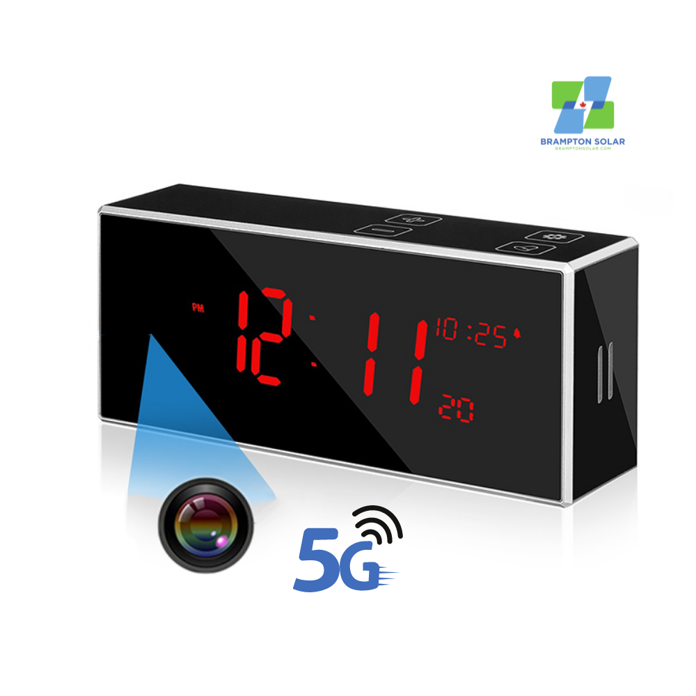 B/T Speaker + Wireless Charger + Clock Camera with FAST 5Ghz WiFi Support.