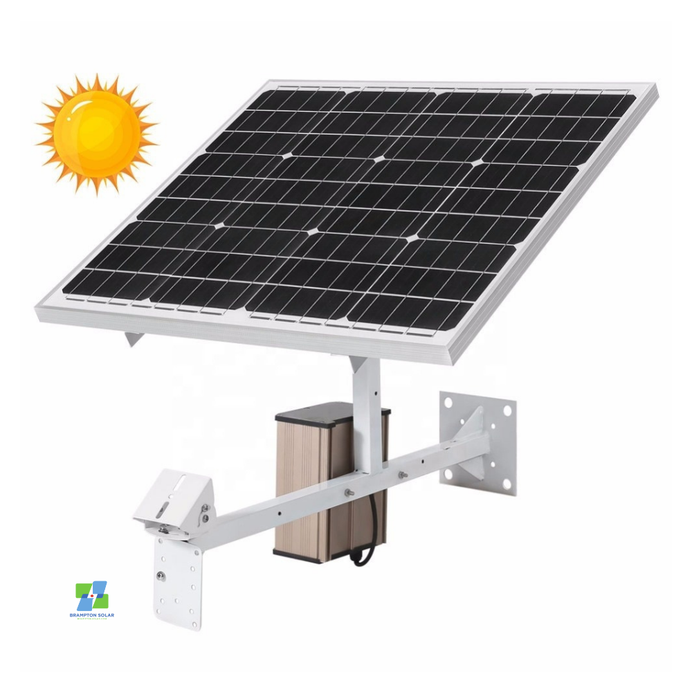 Solar Panel Mounting Bracket Kit and Lithium Battery For Security Camera.