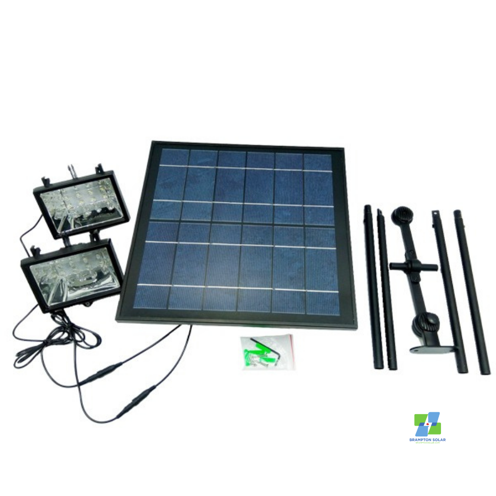 Double Sided High Lumens Solar Power LED Advertising Flood Billboard Light.