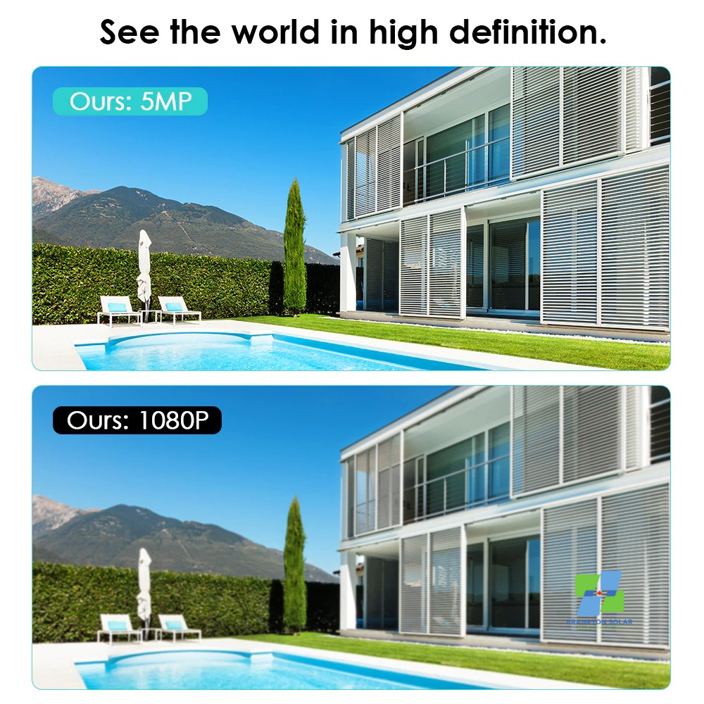 Outdoor PTZ Wifi IP 1080P Auto Tracking Security Camera.