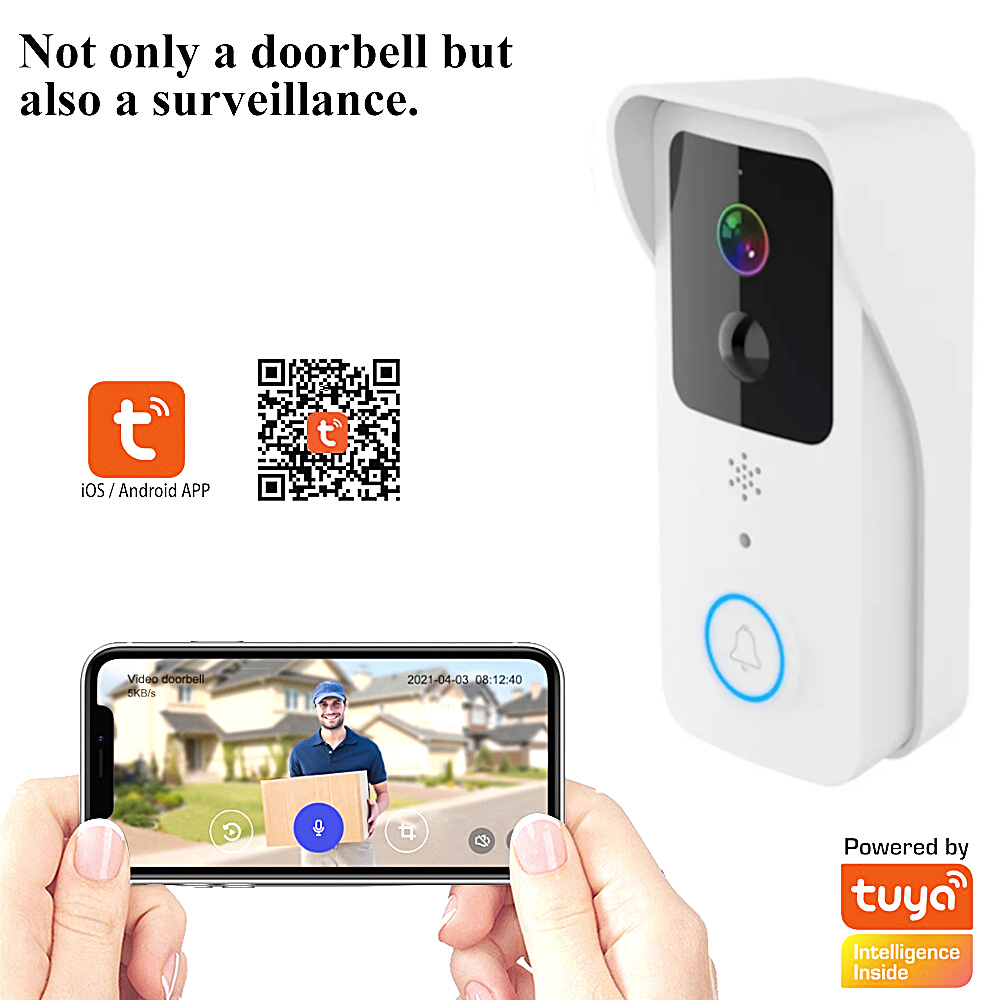 Smart 5Ghz Wireless Video Doorbell Camera.