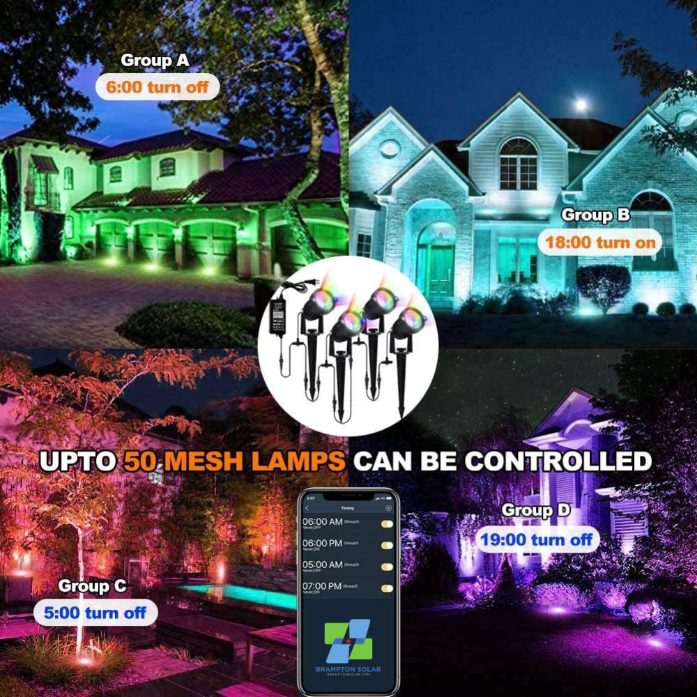 Landscape Lights 12w Rgb Led