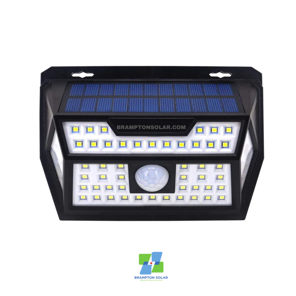 62 LED Solar Waterproof Outdoor Motion Sensor Security Wall Light.