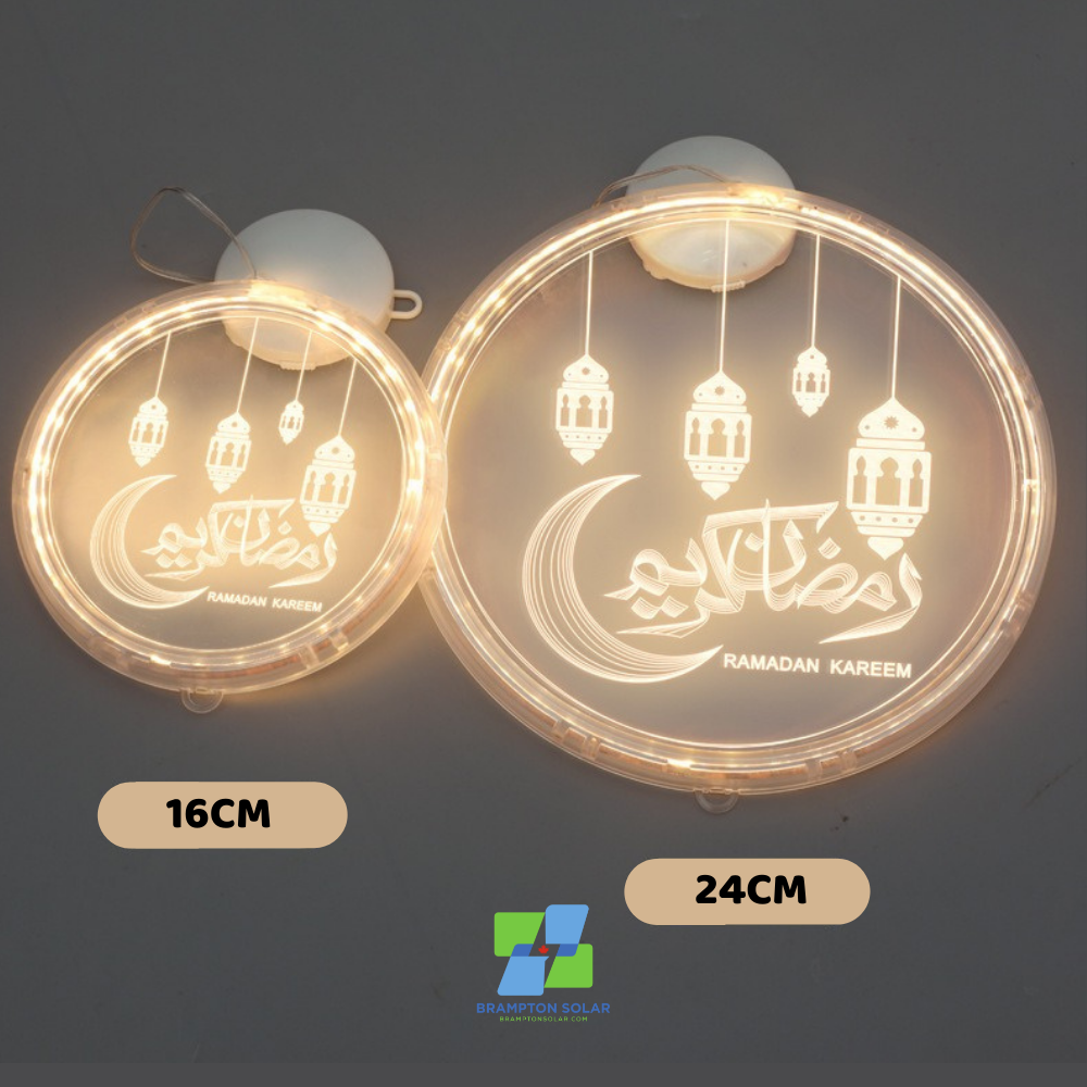 Ramadan Kareem 3D Wall Window LED Light.