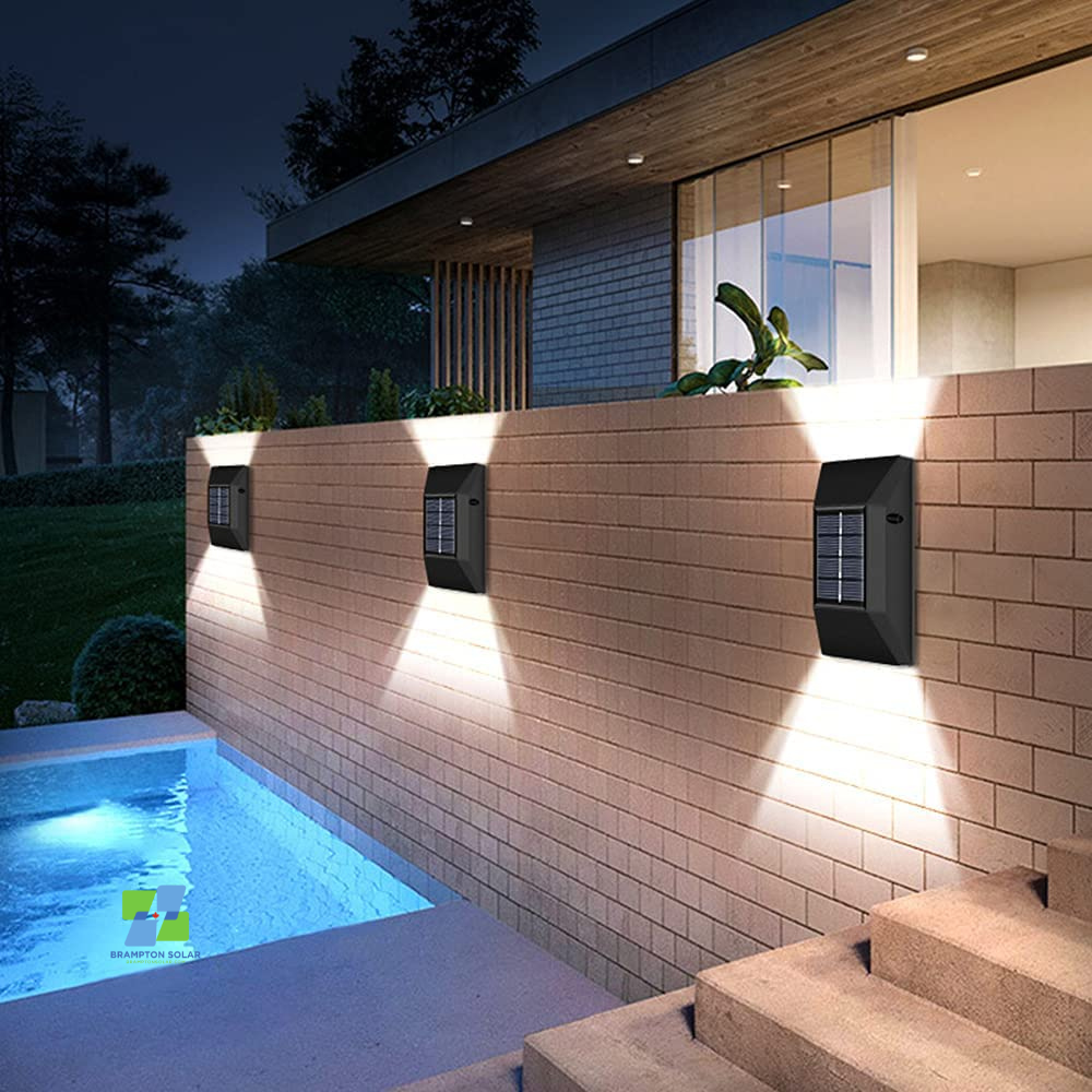 Solar UP DOWN Wall Sconce LED Lights.