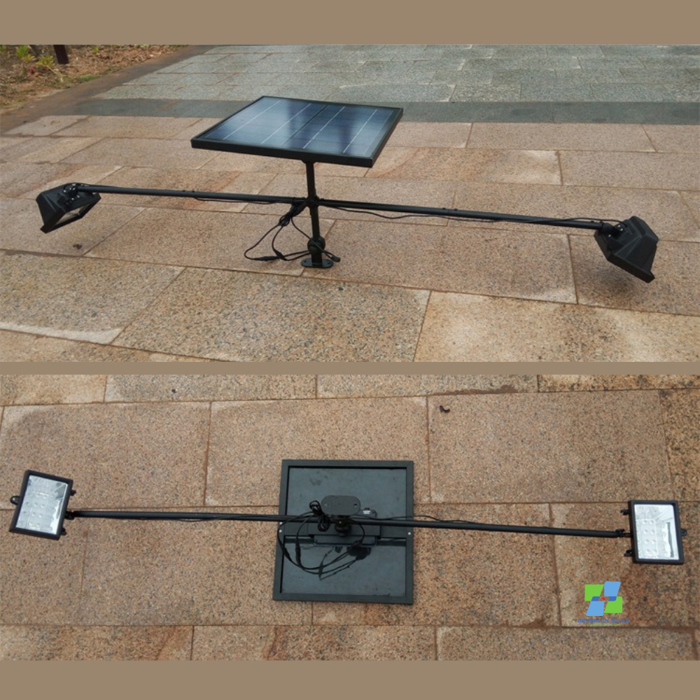 Double Sided High Lumens Solar Power LED Advertising Flood Billboard Light.