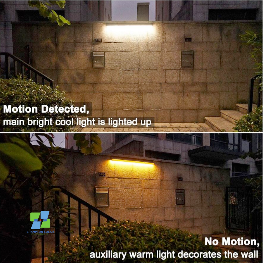 Dual Colour Contour Solar Wall Lights (Pack of 2 Lights)