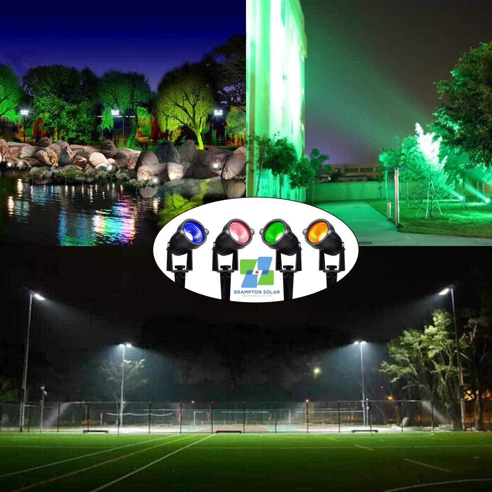 Landscape Lights 12W RGB LED Landscape with Bluetooth APP Control.