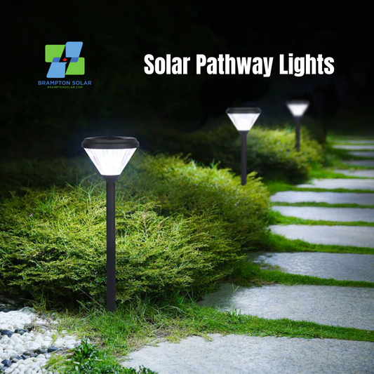 Outdoor Aluminium Pathway Solar Post Lights.