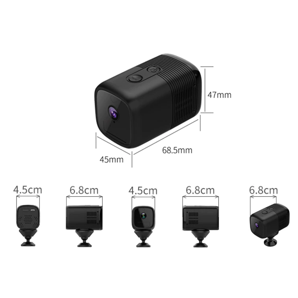 Mini WIFI Battery IP Camera Wireless HD IR Night Vision Home Security Surveillance.