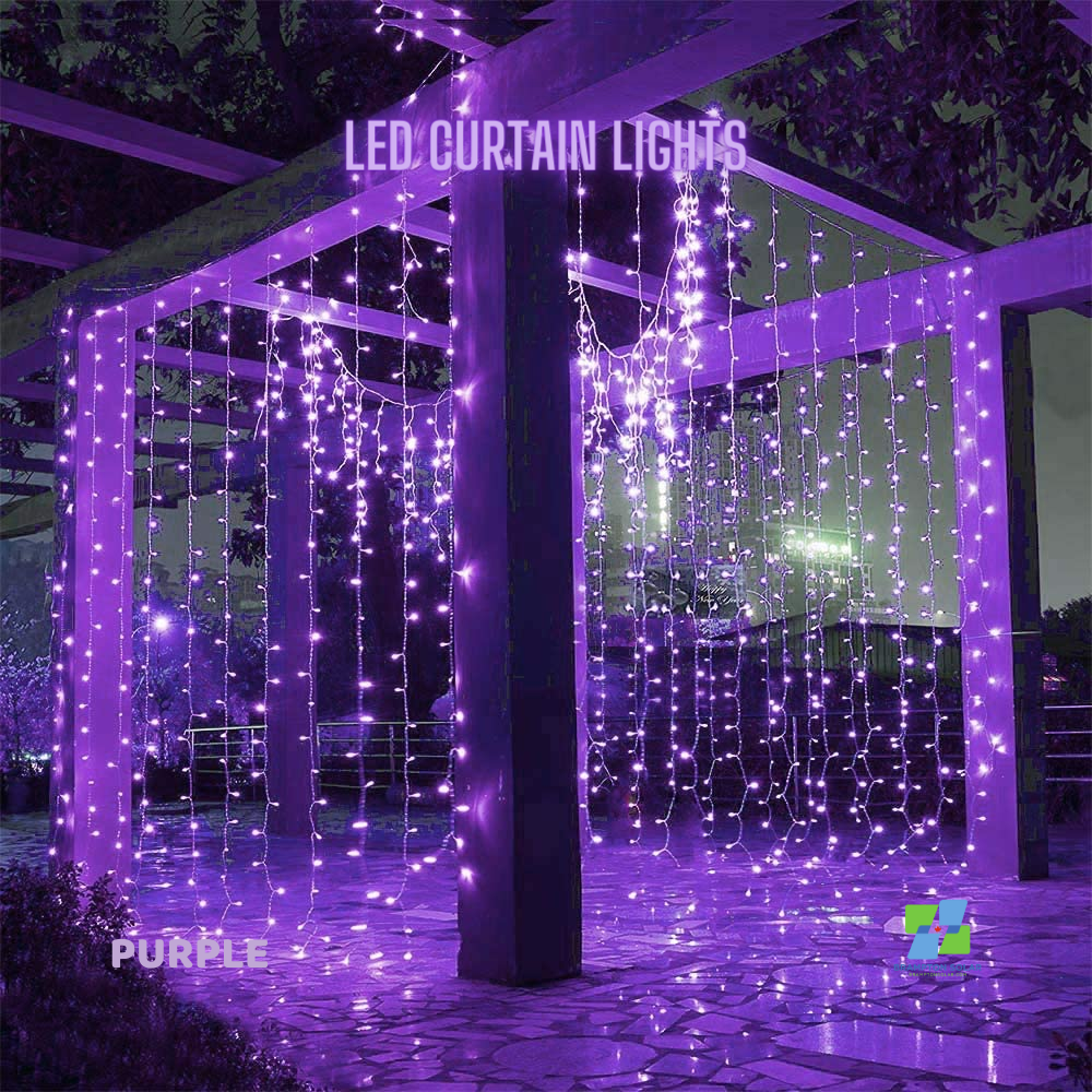 300 LED 12 String Curtain Lights 10ft x 10ft. – New Energy