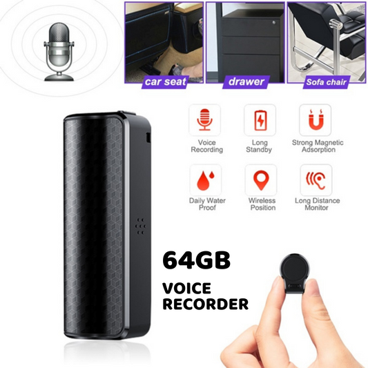 Digital Voice Recorder. 500 Hours Recording.