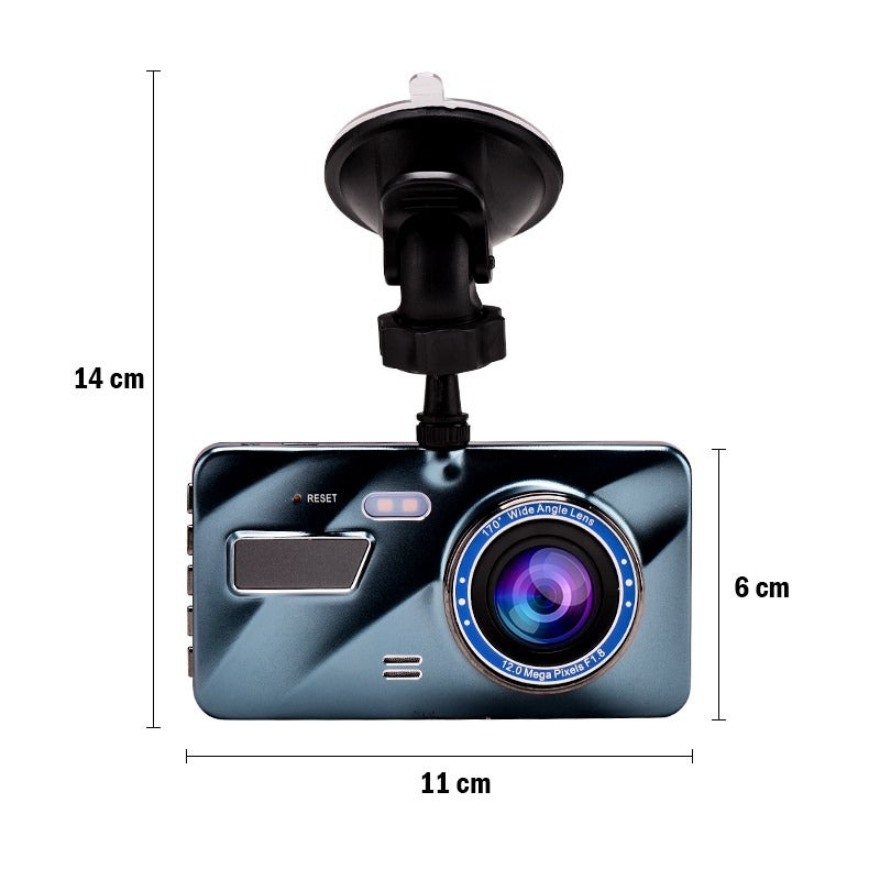 Car DVR 3.6-Inch Screen Dash Cam 2 Cameras Lens + 32GB SD.