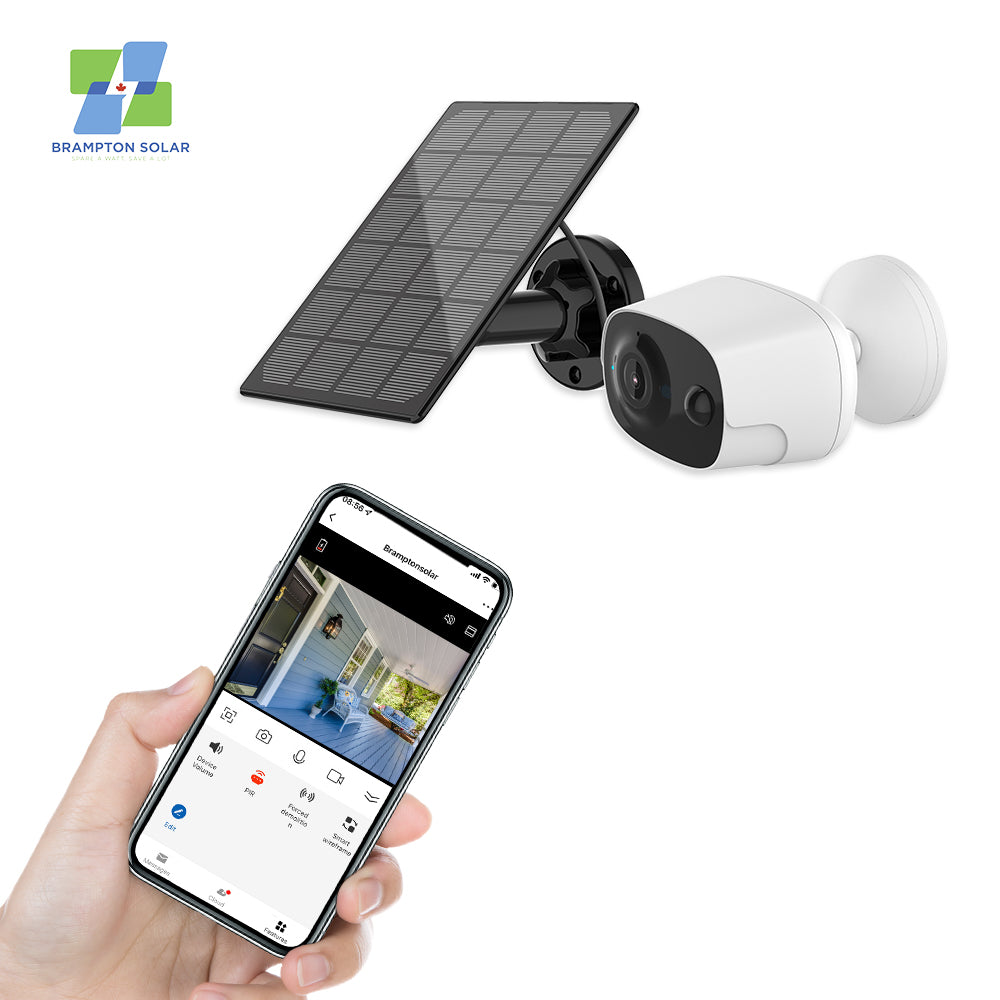 Super HD Solar + Battery Security Camera System.