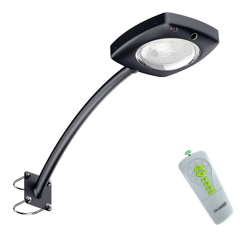 Brampton Solar 3000 Lumens Solar Arm Light for Home & Garden Wall and Pole Mountable.