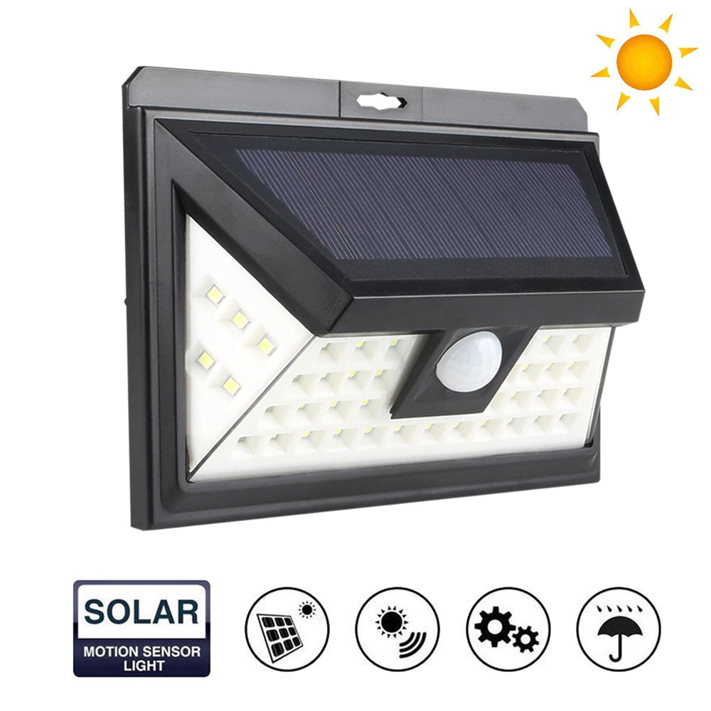 44 LED Super Bright Wide Angle Solar Powered Motion Sensor Light.