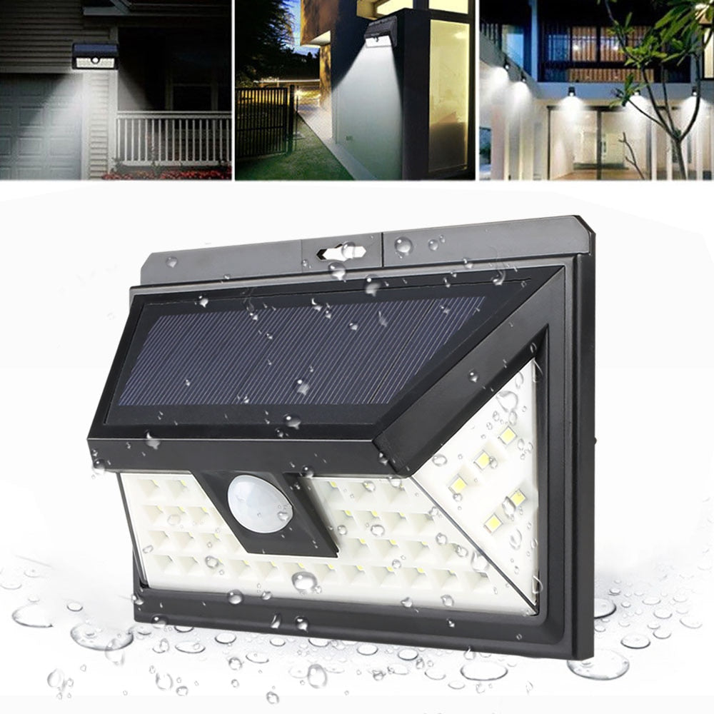 44 LED Super Bright Wide Angle Solar Powered Motion Sensor Light.