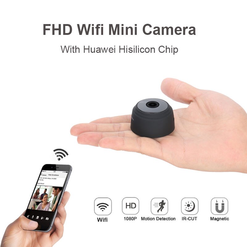 Mini Spy Camera WIFI Wireless HD 1080P with Motion Detection Night Vision.