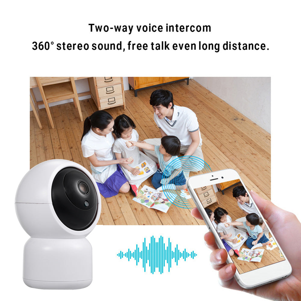 Smart IP Camera Two Way Audio 360° Panoramic WiFi Camera Baby Monitor.