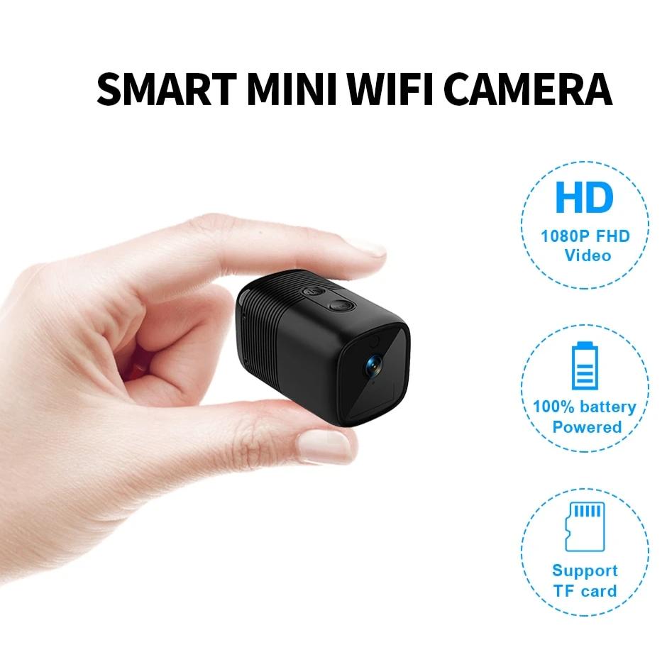 Mini WIFI Battery IP Camera Wireless HD IR Night Vision Home Security Surveillance.