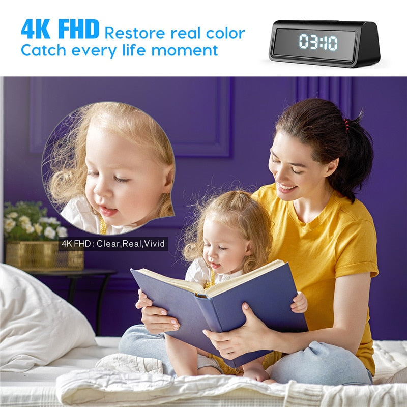 Wireless Small Covert Nanny Cam with Night Vision & Motion Detection.