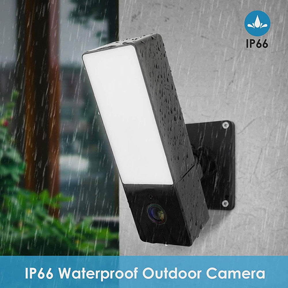 Tuya 1080P WiFi Wireless Floodlight Camera with 10W Wall Light.